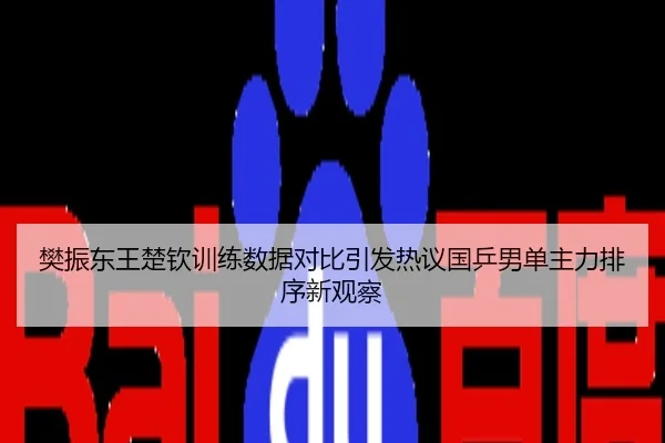 樊振东王楚钦训练数据对比引发热议国乒男单主力排序新观察